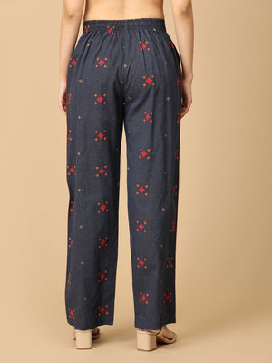 Blue Hustle & Haute Handloom Women's Co-ord Set - Women's Co-ord Set