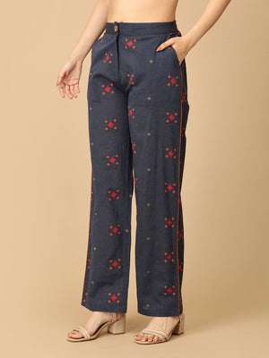 Blue Hustle & Haute Handloom Women's Co-ord Set - Women's Co-ord Set