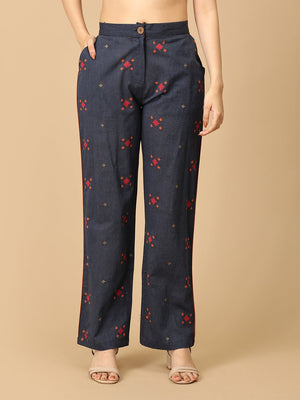 Blue Hustle & Haute Handloom Women's Co-ord Set - Women's Co-ord Set