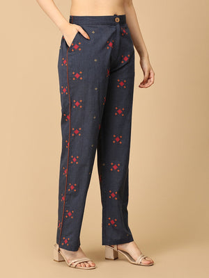 Blue Hustle & Haute Handloom Women's Co-ord Set - Women's Co-ord Set