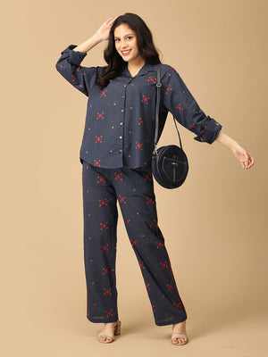Hustle & Haute Handloom Women's Co-ord Set - Women's Co-ord Set