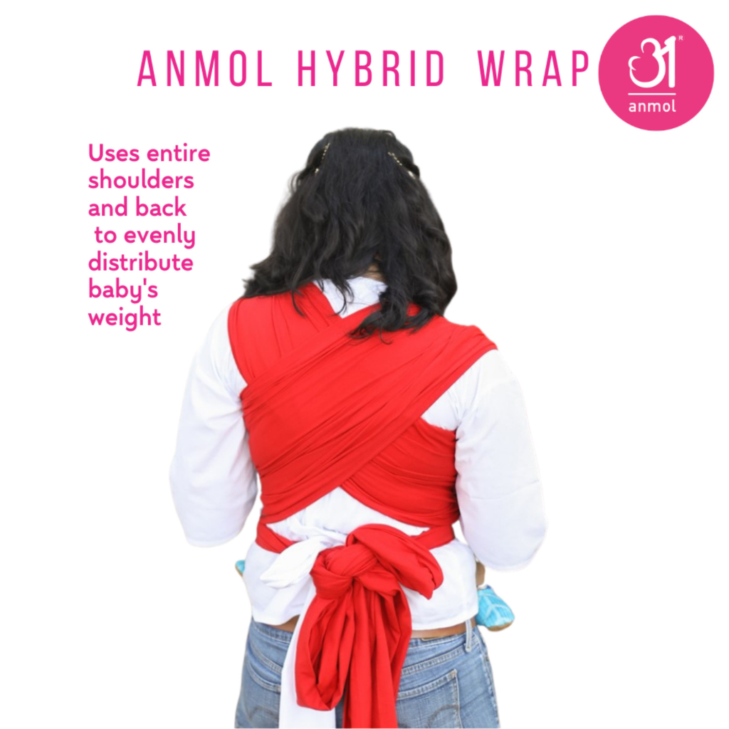 Anmol Baby Ergonomic Baby Carrier- Hybrid Wrap