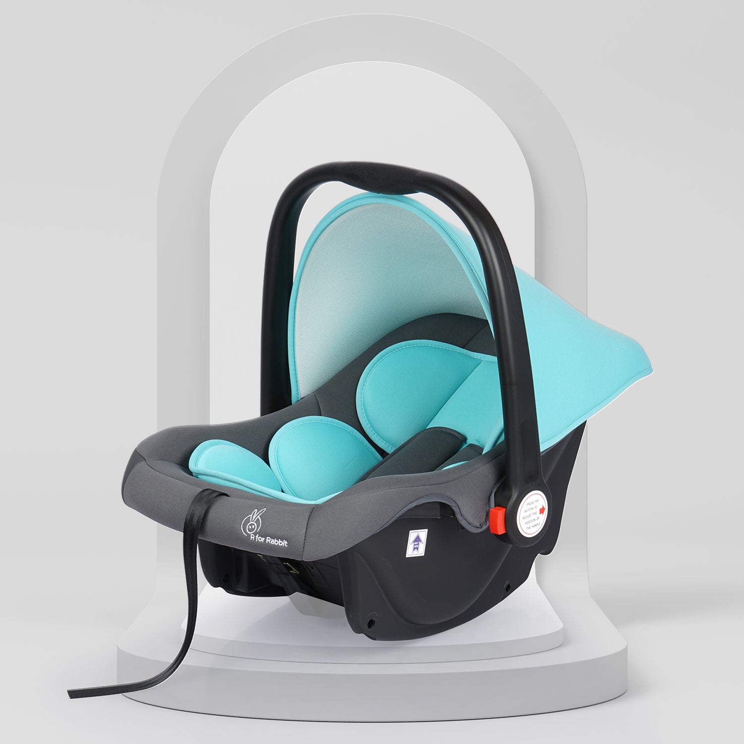 R for Rabbit Picaboo Baby Car Seats- Blue Grey