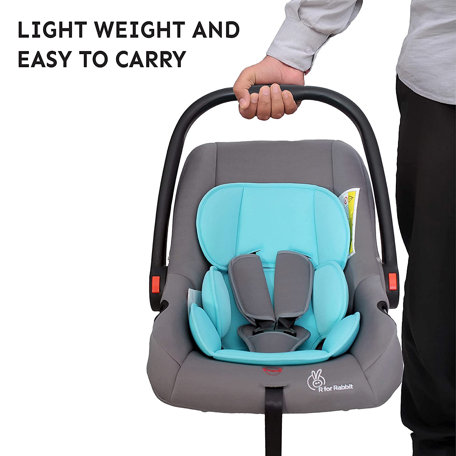 R for Rabbit Picaboo Baby Car Seats- Blue Grey