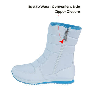 Icy Blue Waterproof Winter Snow Boots for Men and Women for Minus degree temperature - 36 EUR Winter Wear