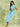Light Blue Ikat-a-Love Women's Handloom Co Ord Set - Women's Co-ord Set