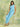 Light Blue Ikat-a-Love Women's Handloom Co Ord Set - Women's Co-ord Set
