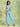 Light Blue Ikat-a-Love Women's Handloom Co Ord Set - Women's Co-ord Set