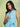 Light Blue Ikat-a-Love Women's Handloom Co Ord Set - Women's Co-ord Set