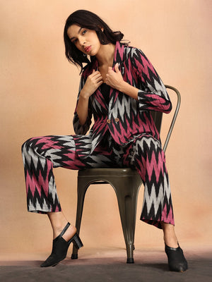 Ikat Eclipse Women's Co-ord Suit Set - XS Women's Co ord Set