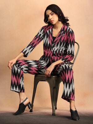 Ikat Eclipse Women's Co-ord Suit Set - XS Women's Co ord Set