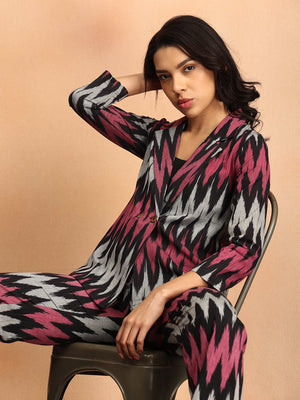 Ikat Eclipse Women's Co-ord Suit Set - XS Women's Co ord Set