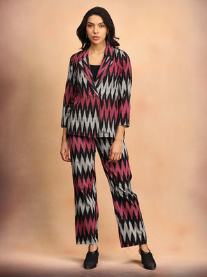Ikat Eclipse Women's Co-ord Suit Set - XS Women's Co ord Set