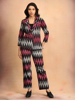 Ikat Eclipse Women's Co-ord Suit Set - XS Women's Co ord Set