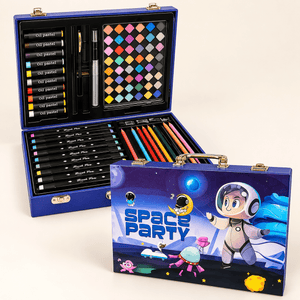 ilearnngrow 128 Pieces Colouring Set- Space - Kids Toys