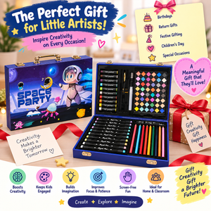 ilearnngrow 128 Pieces Colouring Set- Space - Kids Toys