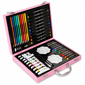 ilearnngrow 128 Pieces Colouring Set- Unicorn -