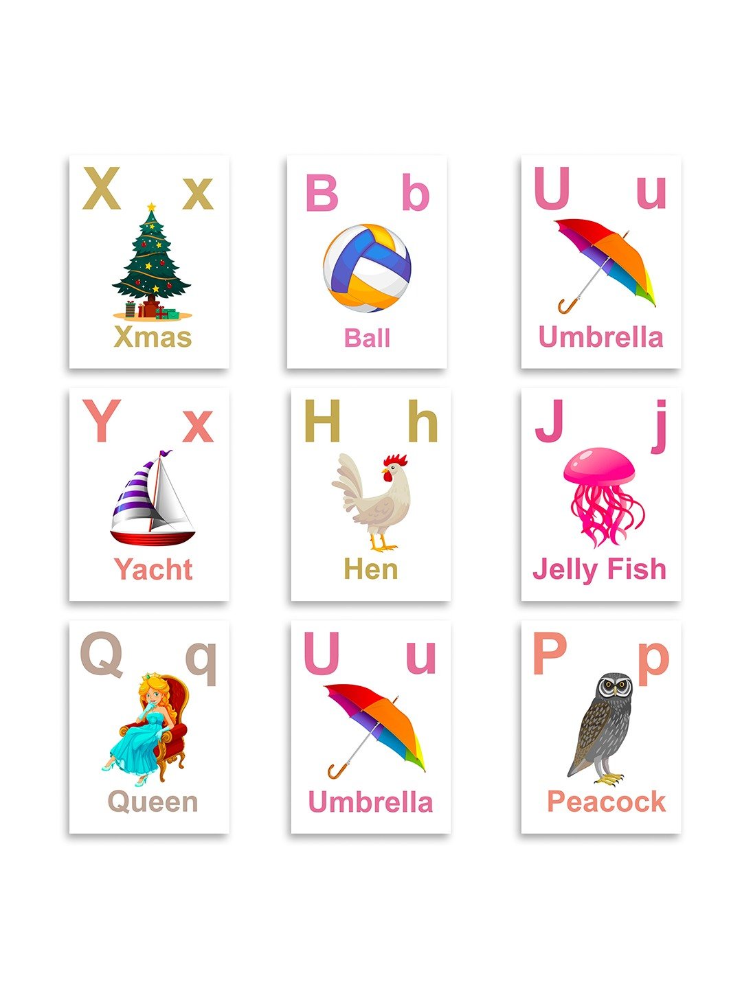iLearnNgrow Baby's First Alphabets Flash Cards - Baby's First Alphabets Flash Cards