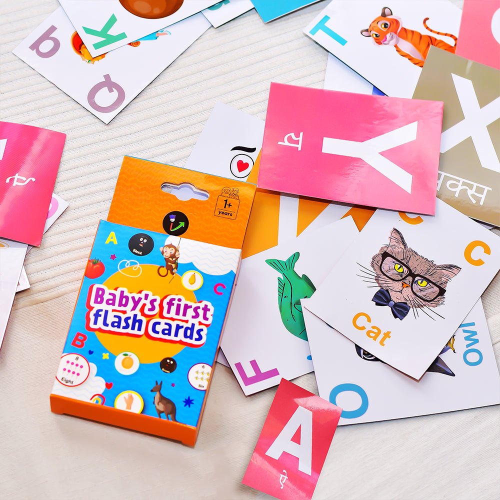 iLearnNgrow Baby's First Alphabets Flash Cards - Baby's First Alphabets Flash Cards