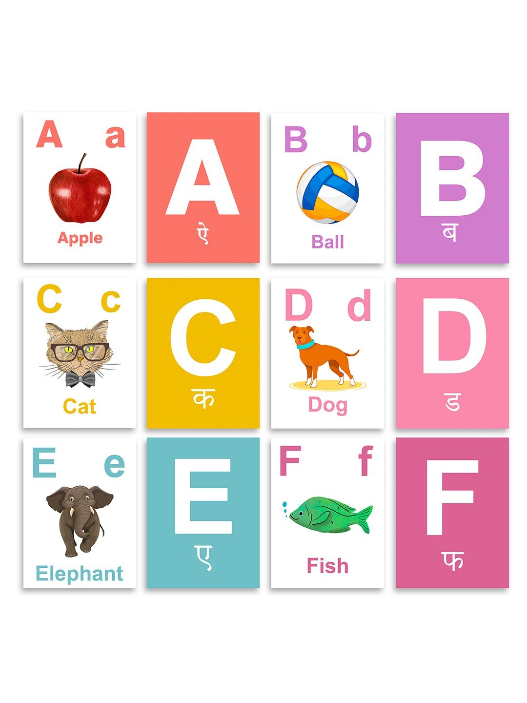 iLearnNgrow Baby's First Alphabets Flash Cards - Baby's First Alphabets Flash Cards