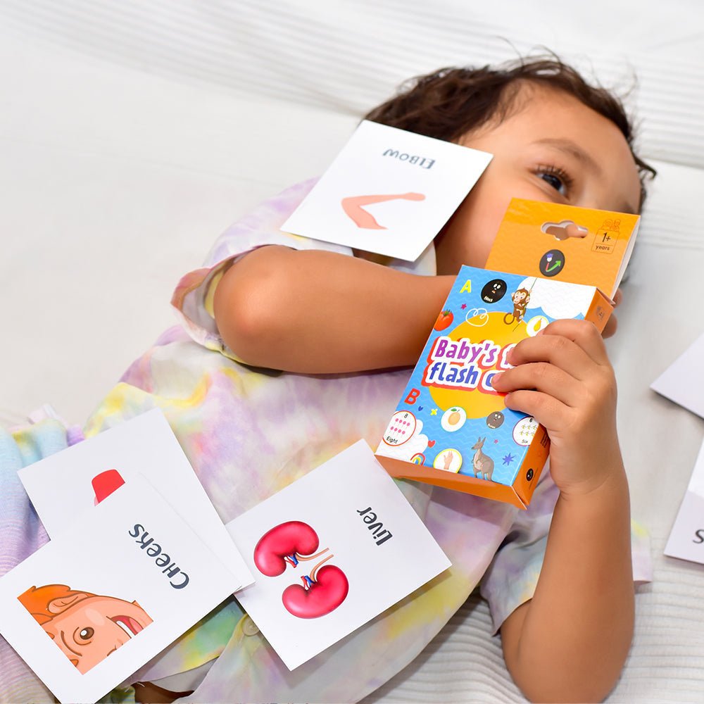 iLearnNgrow Baby's First Body Parts Flash Cards - Baby's First Body Parts Flash Cards