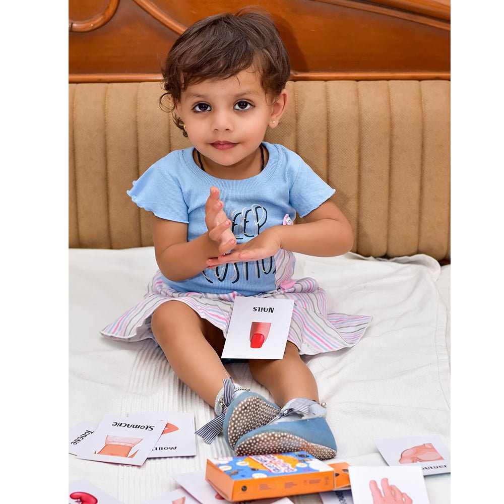 iLearnNgrow Baby's First Body Parts Flash Cards - Baby's First Body Parts Flash Cards
