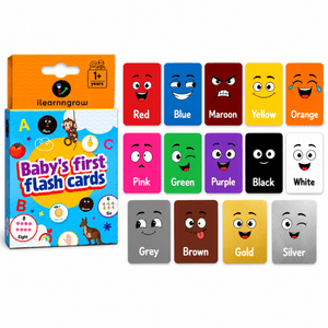 iLearnNgrow Baby's First Colors Flash Cards - Kids Learning Books