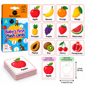 iLearnNgrow Baby's First Fruits Flash Cards - Kids Learning Books