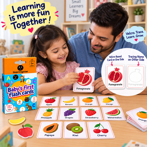 iLearnNgrow Baby's First Fruits Flash Cards - Kids Learning Books
