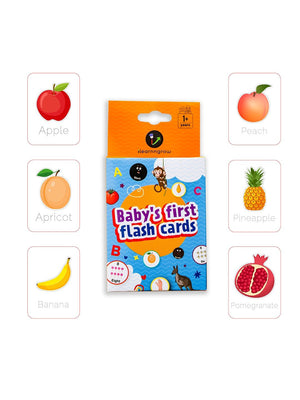 iLearnNgrow Baby's First Fruits Flash Cards - Baby's First Fruits Flash Cards