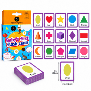 iLearnNgrow Baby's First Shape Flash Cards - Kids Learning Books