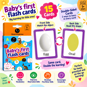 iLearnNgrow Baby's First Shape Flash Cards - Kids Learning Books