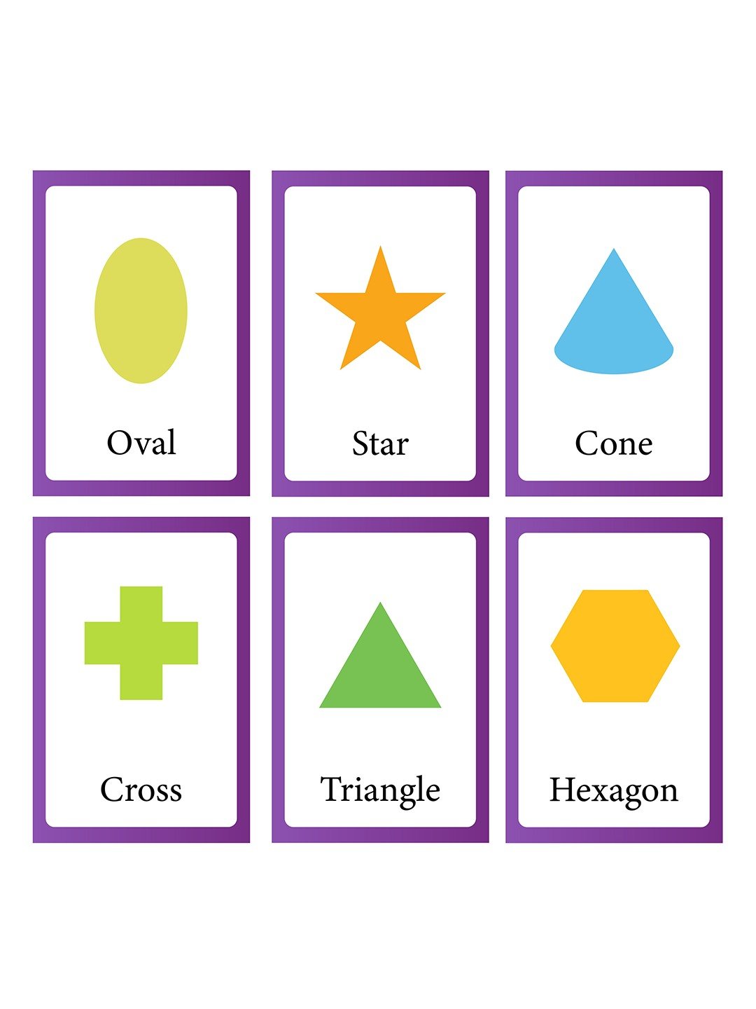 iLearnNgrow Baby's First Shape Flash Cards - Baby's First Shape Flash Cards