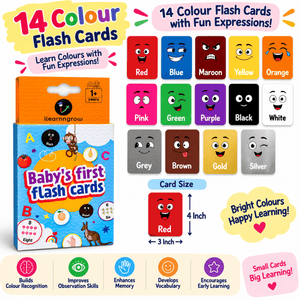iLearnNgrow Baby's First Shape Flash Cards - Kids Learning Books