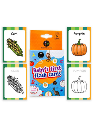 iLearnNgrow Baby's First Vegetables Flash Cards - Baby's First Vegetables Flash Cards