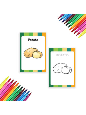 iLearnNgrow Baby's First Vegetables Flash Cards - Baby's First Vegetables Flash Cards