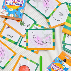 iLearnNgrow Baby's First Vegetables Flash Cards - Baby's First Vegetables Flash Cards