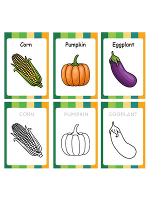 iLearnNgrow Baby's First Vegetables Flash Cards - Baby's First Vegetables Flash Cards