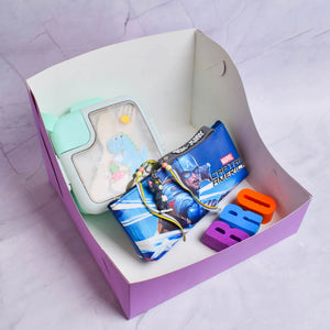 ilearnngrow Bento Box - Stationery Box Rakhi Hamper - Art & Stationery