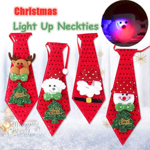 ilearnngrow Christmas Light Up Neck Tie - Accessories