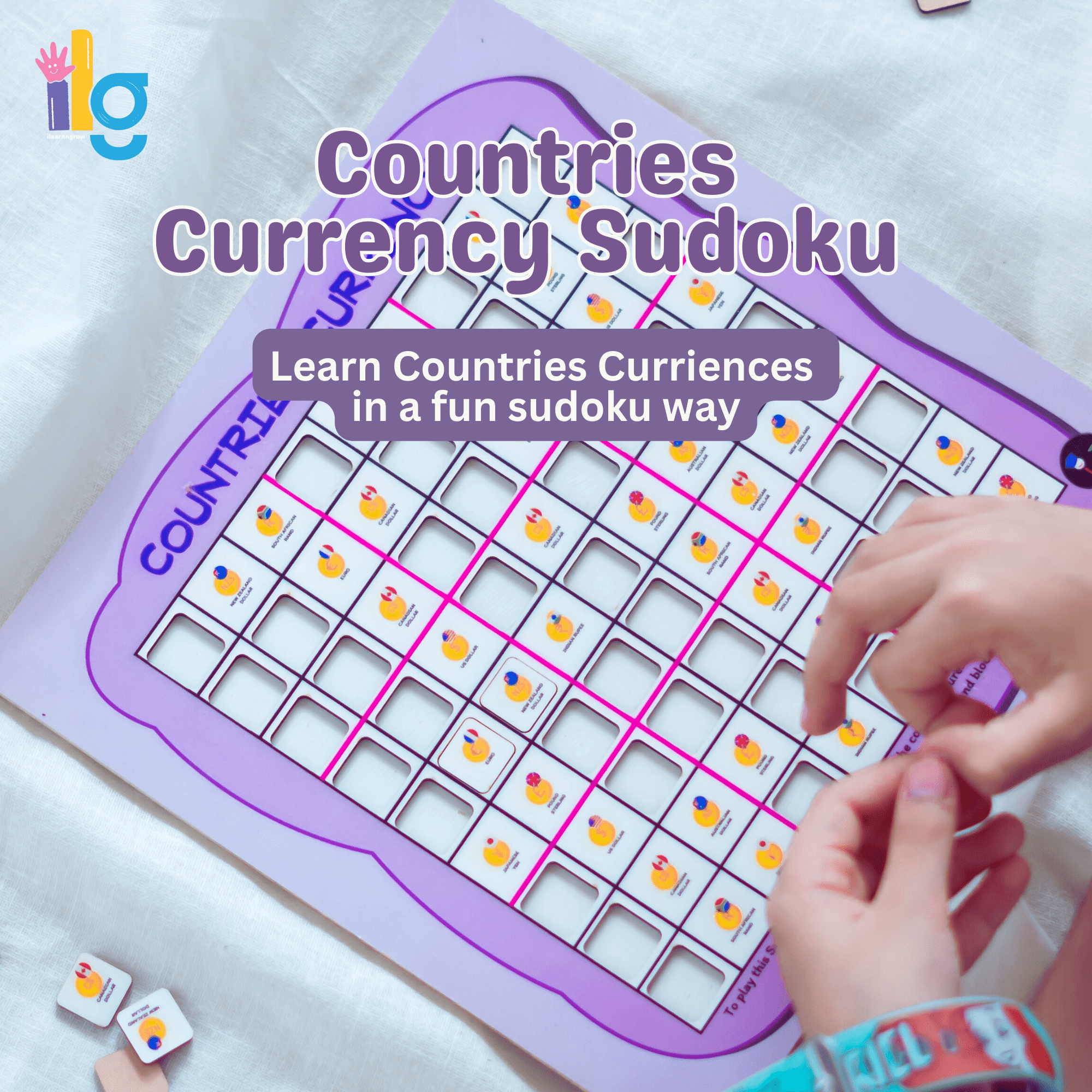 iLearnNgrow Countries Currency Sudoku - ILGSCC