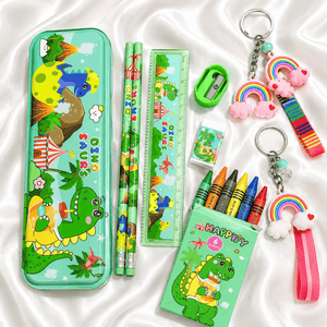 iLearnNGrow Dino Stationery Rakhi Combo | The Mom Store - Stationery Rakhi Combo