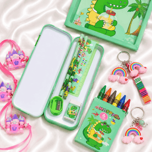 iLearnNGrow Dino Stationery Rakhi Combo | The Mom Store - Stationery Rakhi Combo
