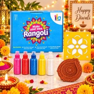 iLearnNgrow Diwali DIY Rangoli Kit - Flower - Art & Craft