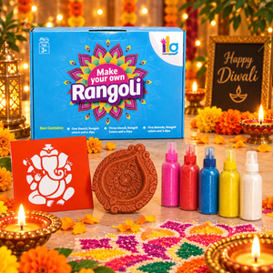 iLearnNgrow Diwali DIY Rangoli Kit - Ganesh Ji - Art & Craft