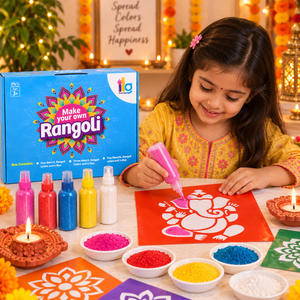 iLearnNgrow Diwali DIY Rangoli Kit - Ganesh Ji - Art & Craft