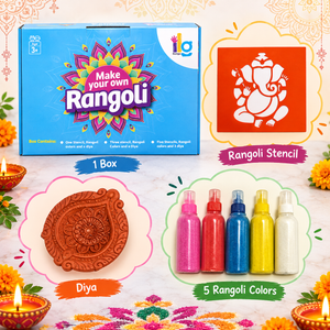 iLearnNgrow Diwali DIY Rangoli Kit - Ganesh Ji - Art & Craft