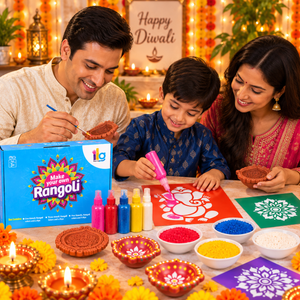 iLearnNgrow Diwali DIY Rangoli Kit - Ganesh Ji - Art & Craft