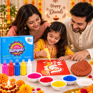 iLearnNgrow Diwali DIY Rangoli Kit - Peacock - Art & Craft