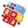 iLearnNgrow Diwali DIY Rangoli Kit - Set Of Five Stencil - DIY Kits